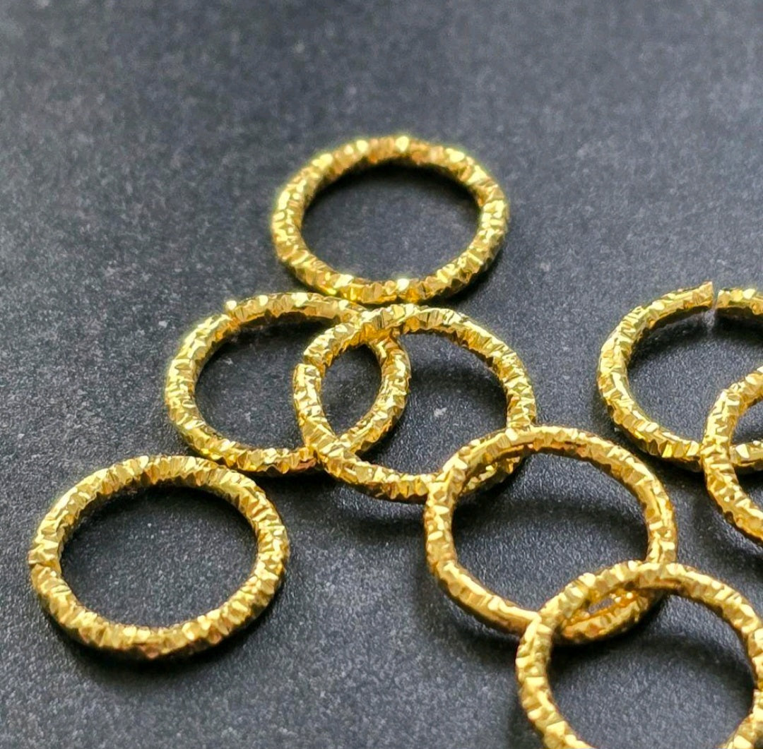10mm Fancy jump rings - 10g for £1.40