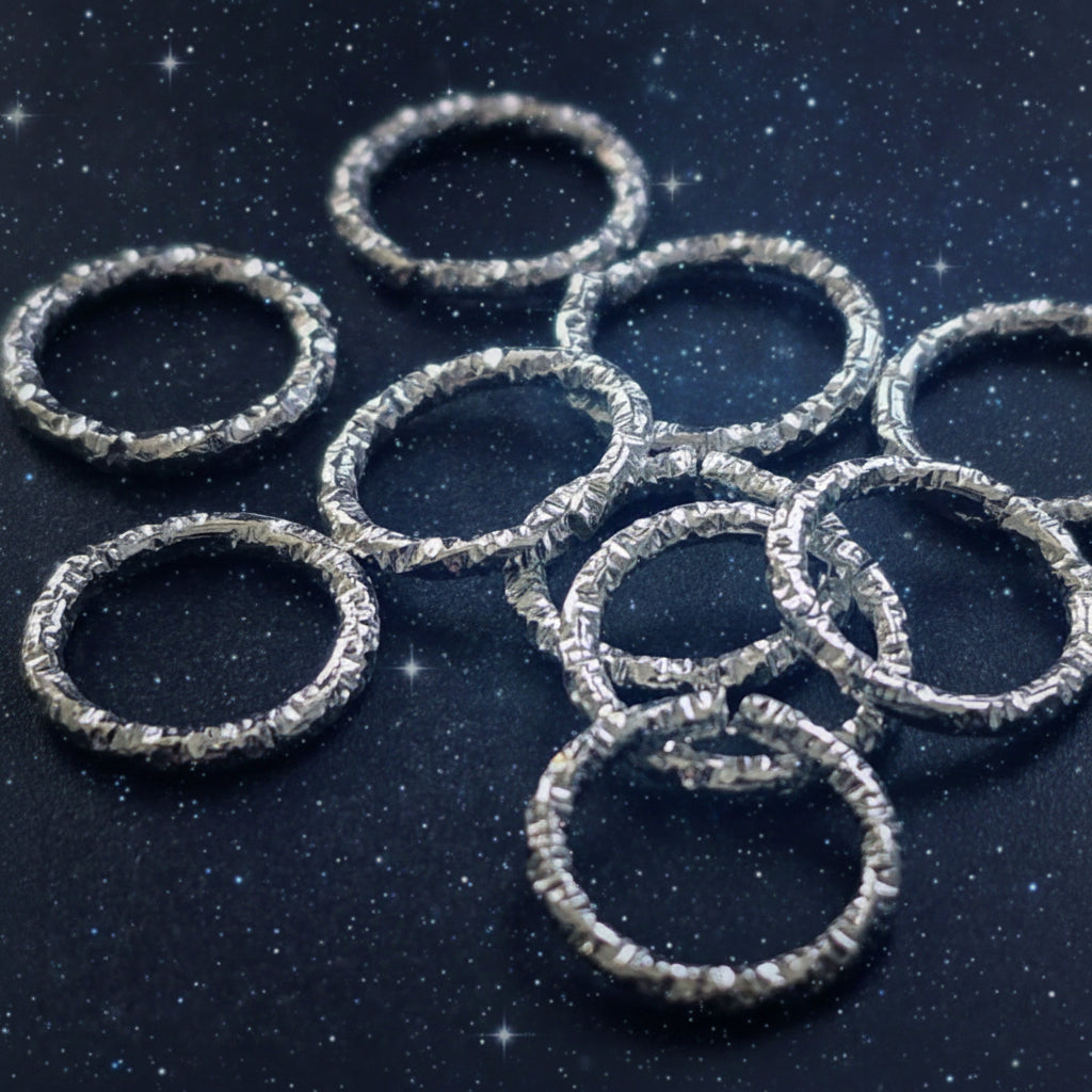 10mm Fancy jump rings - 10g for £1.40