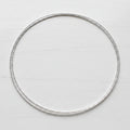 10cm Hammered effect hoops - set of 5
