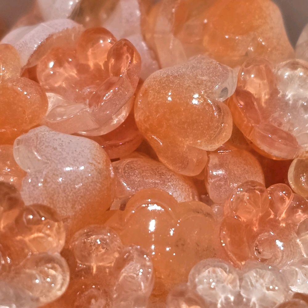Glass bell flower beads assorted colours for DIY crafts | Beadtacular