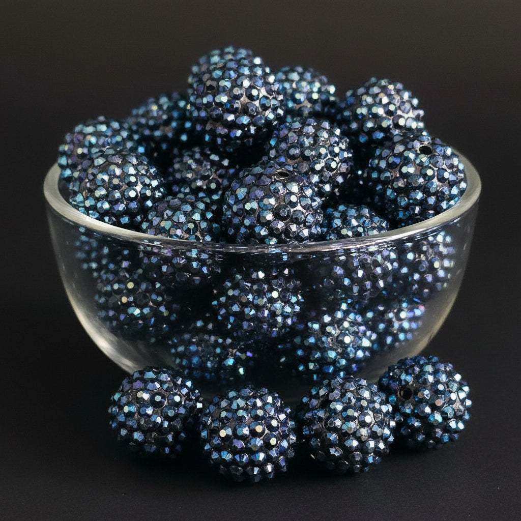 Rhinestone 20mm beads