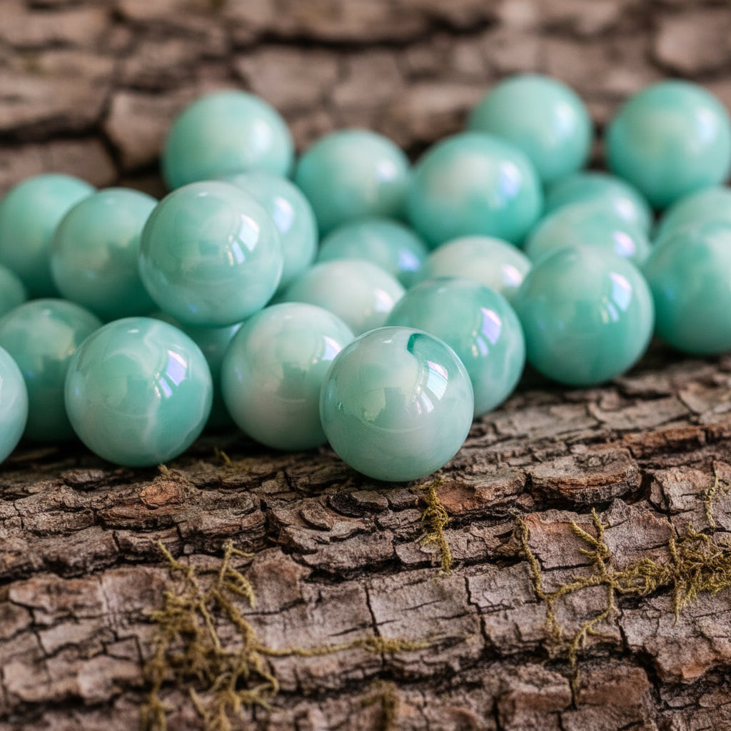 16mm Haidi resin beads set of 5 for jewellery making | Beadtacular