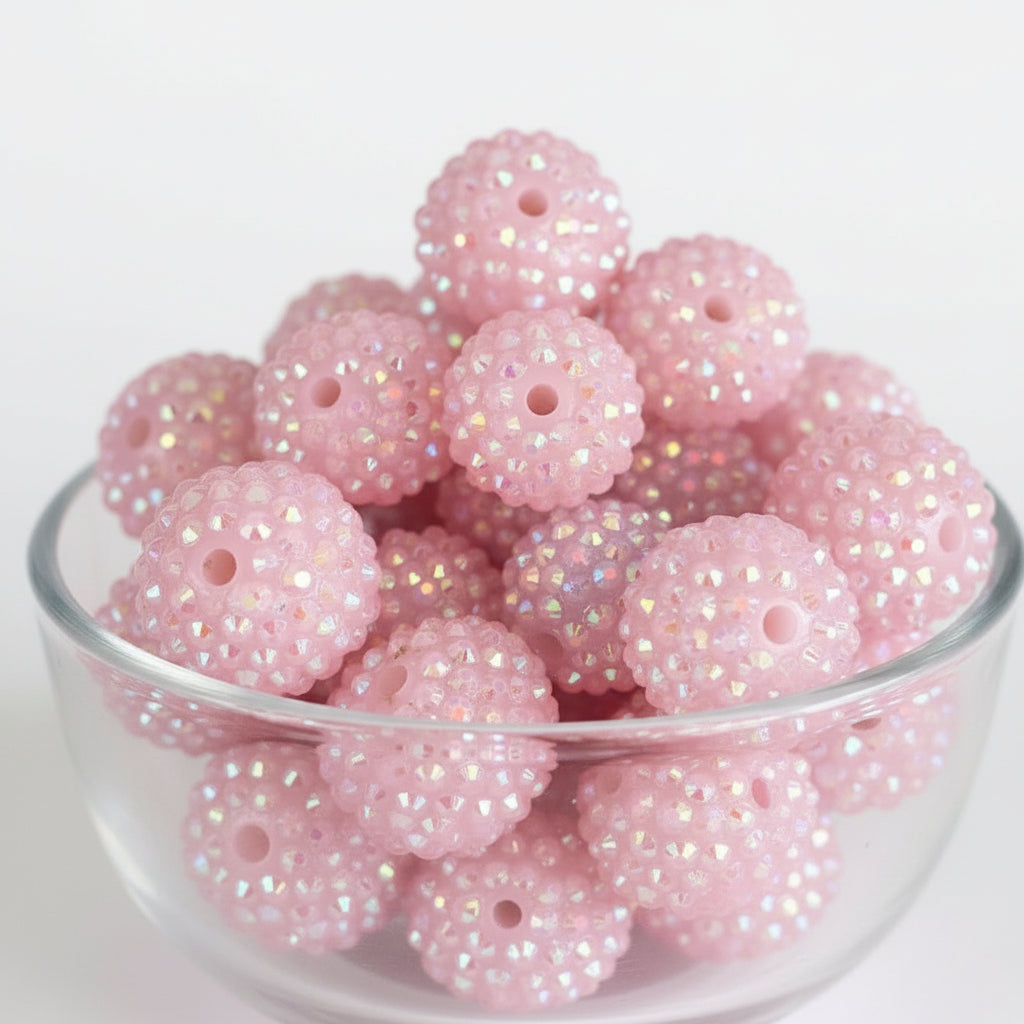 Rhinestone 20mm beads