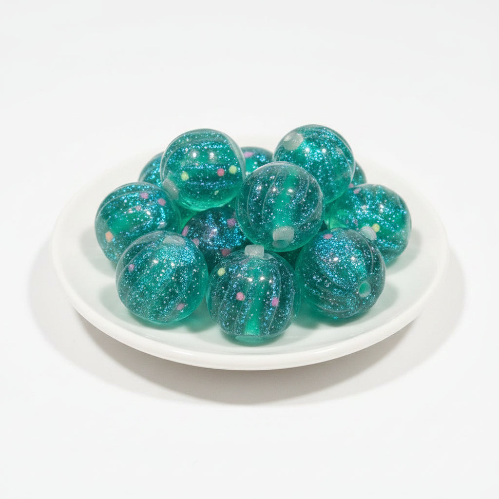 16mm luminous beads set of 6 for jewellery making | Beadtacular