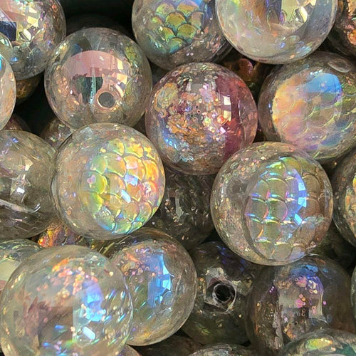 16mm mermaid beads assorted colours for DIY bracelets | Beadtacular