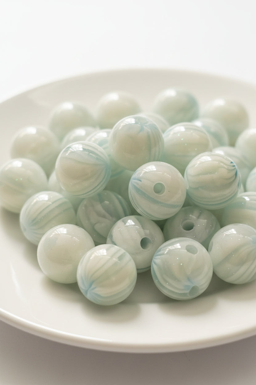 10mm resin beads - set of 10