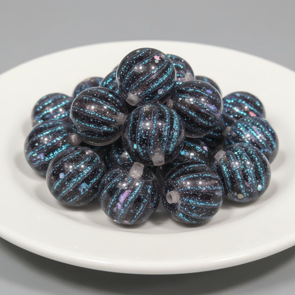 16mm luminous beads set of 6 for jewellery making | Beadtacular